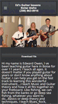 Mobile Screenshot of edsguitarlessons.com
